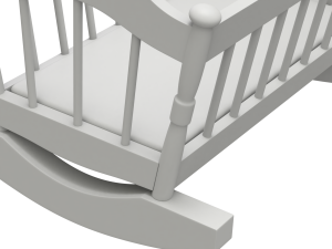 Wooden Cradle 3D Модель