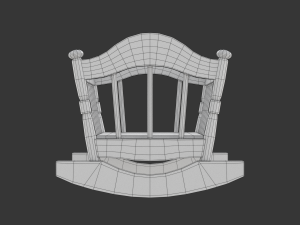 Wooden Cradle 3D Модель