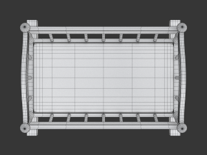 Wooden Cradle 3D Модель