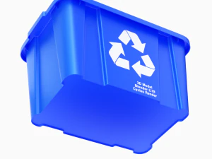 回收箱 3D 模型