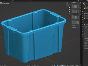 回收箱 3D 模型