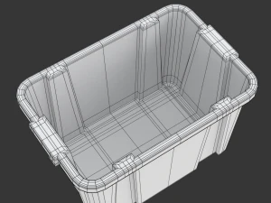 回收箱 3D 模型