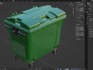 Trash Container 3D Model