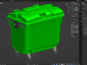 Trash Container 3D Model