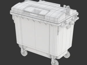 Trash Container 3D Model