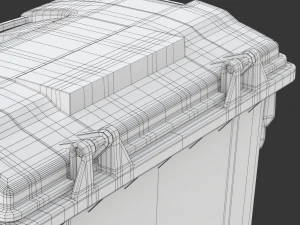 Trash Container 3D Model