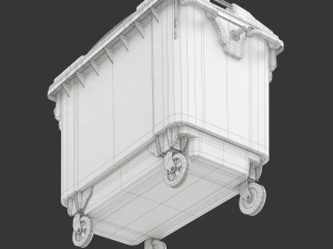 Trash Container 3D Model