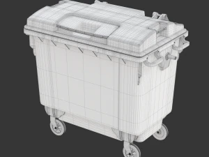 Trash Container 3D Model