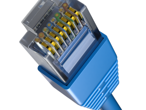 Ethernet RJ-45 Plug Model 3D