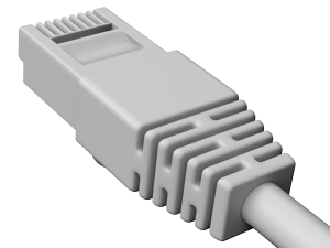 Ethernet RJ-45 Plug Model 3D