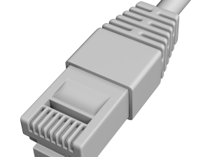 Ethernet RJ-45 Plug Model 3D