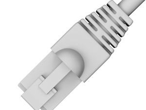 Ethernet RJ-45 Plug Model 3D