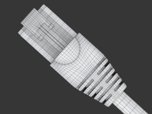 Ethernet RJ-45 Plug Model 3D