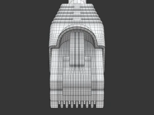 Wtyczka Ethernet RJ-45 Model 3D