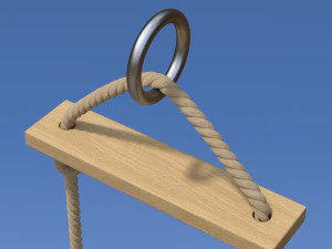 Rope Ladder 3D Model