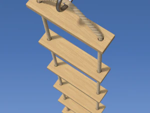Rope Ladder 3D Model