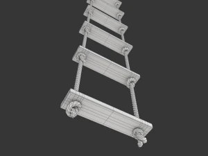 Rope Ladder 3D Model