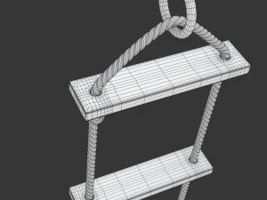 Rope Ladder 3D Model