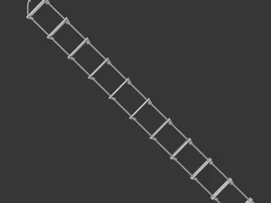 Rope Ladder 3D Model