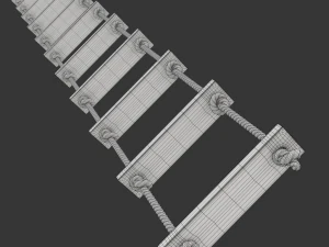 Rope Ladder 3D Model