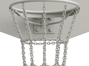Basketball Hoop With Chain Net 3D Model