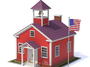 School House 3D-Modell