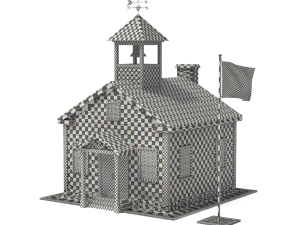 School House Modelo 3D
