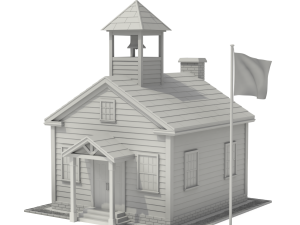 School House Modelo 3D