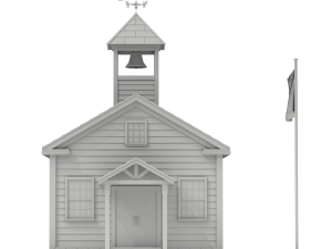 School House Modelo 3D