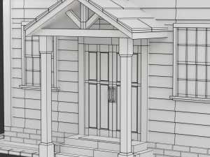 Maison d'&eacute;cole Modèle 3D