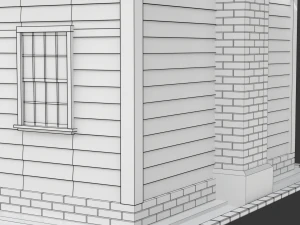Maison d'&eacute;cole Modèle 3D