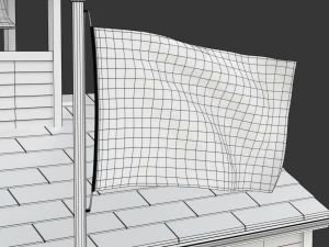 Maison d'&eacute;cole Modèle 3D