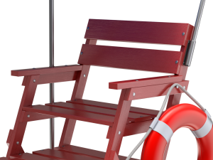 Lifeguard Chair Modelo 3D