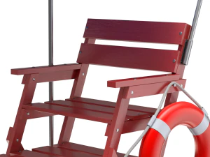 Lifeguard Chair 3D Model