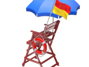 Lifeguard Chair 3D Model