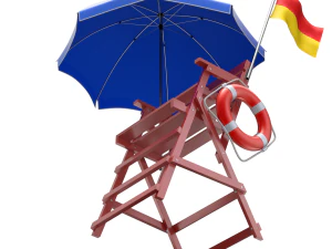 Lifeguard Chair 3D Model