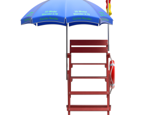 Lifeguard Chair Modelo 3D