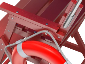 Lifeguard Chair 3D Model