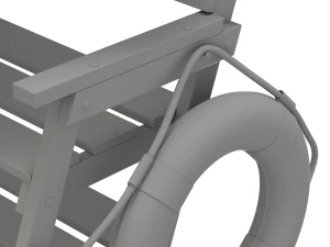 Lifeguard Chair 3D Model