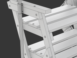 Lifeguard Chair Modelo 3D