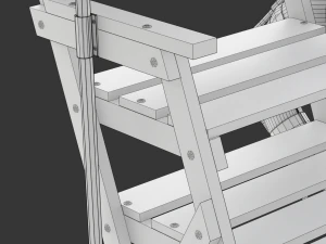 Lifeguard Chair 3D Model