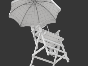 Lifeguard Chair Modelo 3D
