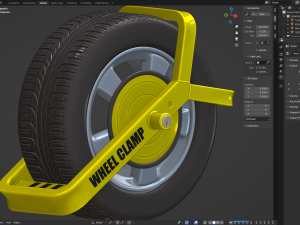 Wheel Clamp 3Dモデル