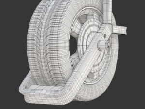 Wheel Clamp 3Dモデル
