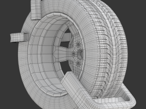 Wheel Clamp 3Dモデル