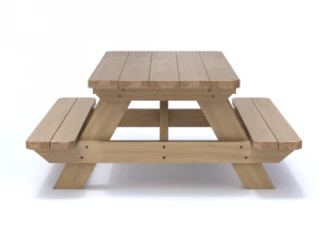 Picnic Bench 3D Model