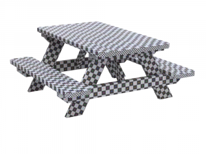 Picnic Bench Modello 3D