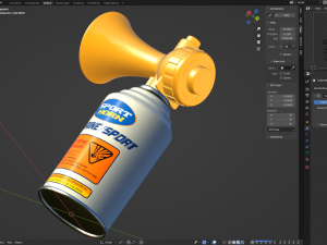 Air Horn 3D Model