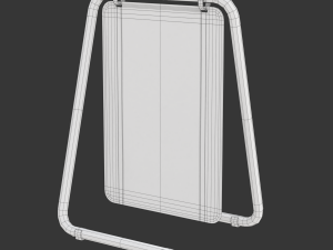 Street Sign S-form Modelo 3D