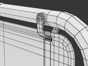 Forma S de placa de rua Modelo 3D